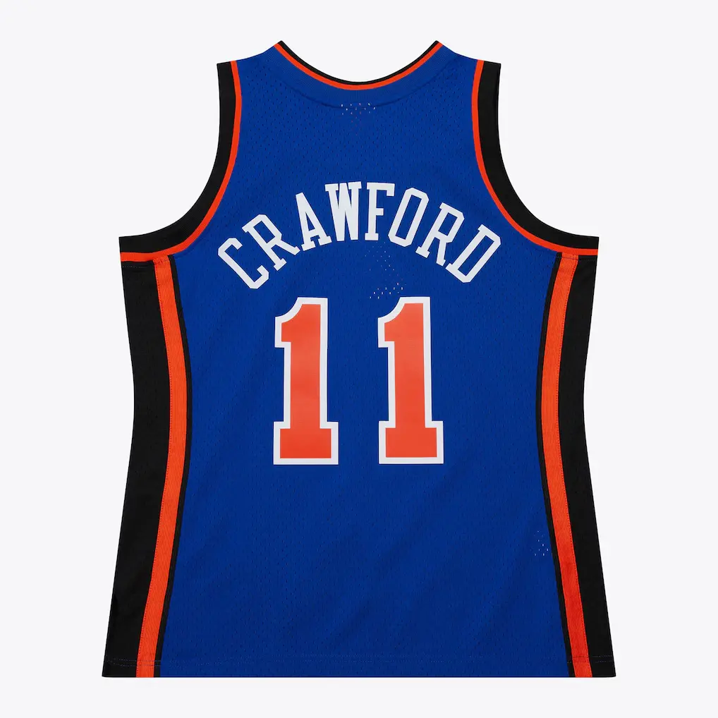 Jamal Crawford New York Knicks 2004-05 Blue Swingman Jersey b Jamal Crawford New York Knicks 2004 05 Blue Swingman Jersey b