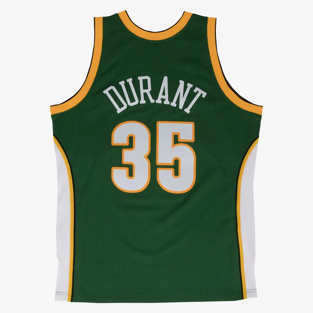 Kevin Durant Seattle SuperSonics 2007-08 Green Swingman Player Jersey b Kevin Durant Seattle SuperSonics 2007 08 Green Swingman Player Jersey b