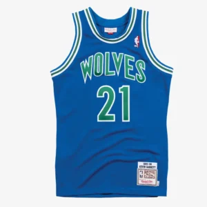 Kevin Garnett Minnesota Timberwolves 1995-96 Blue Authentic Jersey