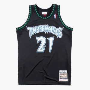 Kevin Garnett Minnesota Timberwolves 1997-98 Black Authentic Jersey