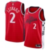 LA Clippers Kawhi Leonard Jordan Brand Red 2024-25 Swingman Jersey