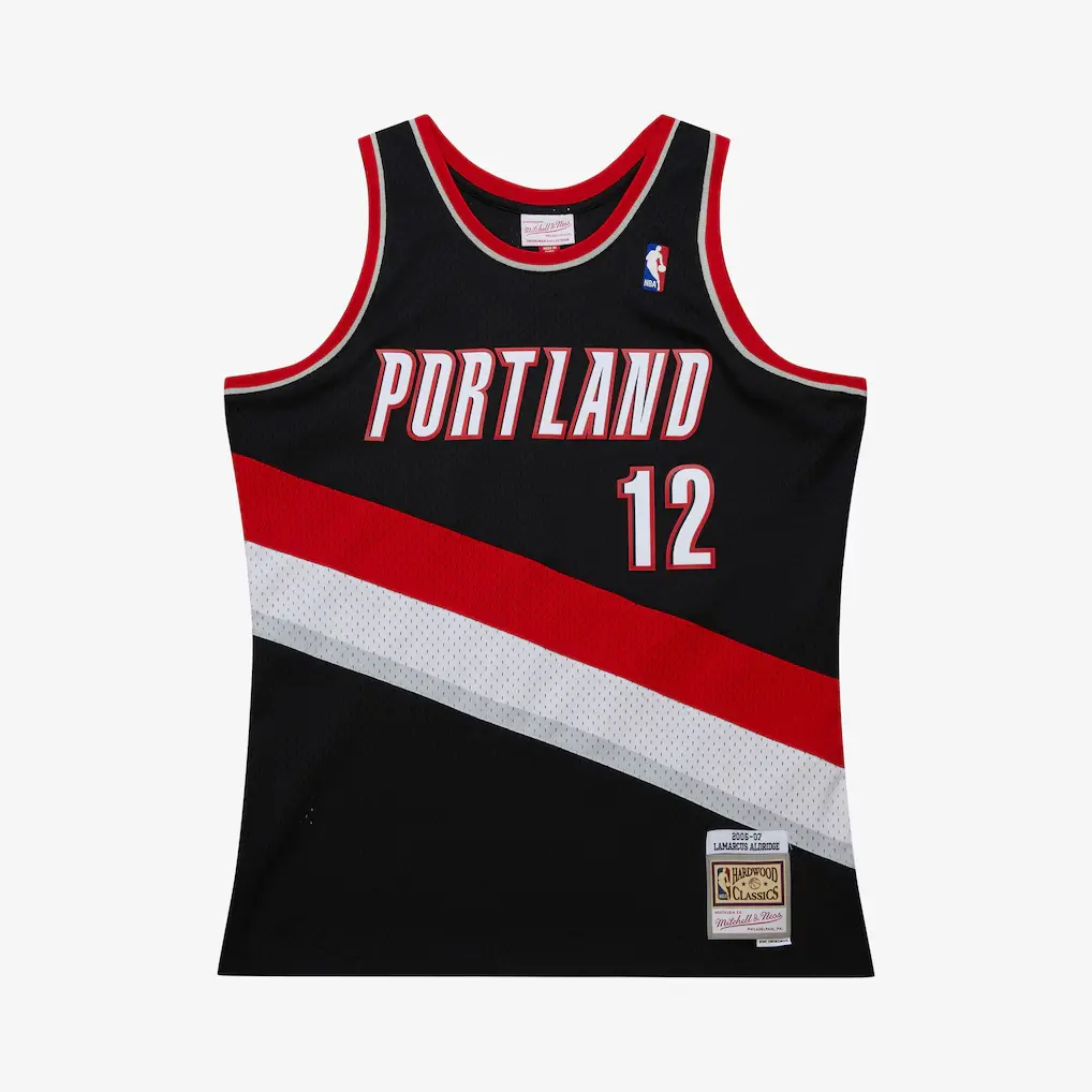 LaMarcus Aldridge Portland Trail Blazers 2006-07 Black Jersey Stitched 1 LaMarcus Aldridge Portland Trail Blazers 2006-07 Black Swingman Jersey