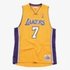 Lamar Odom Los Angeles Lakers 2009-10 Gold Swingman Player Jersey