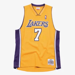 Lamar Odom Los Angeles Lakers 2009-10 Gold Swingman Player Jersey