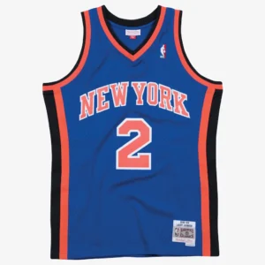 Larry Johnson New York Knicks 1998-99 Blue Swingman Player Jersey