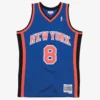 Latrell Sprewell New York Knicks 1998-99 Blue Swingman Player Jersey