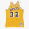 Magic Johnson Los Angeles Lakers 1984-85 Gold Authentic Player Jersey