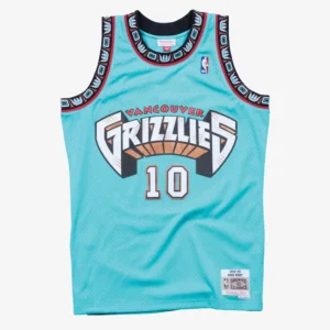 Mike Bibby Vancouver Grizzlies 1998-99 Turquoise Swingman Player Jersey