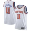 New York Knicks Jalen Brunson Nike White Swingman Jersey