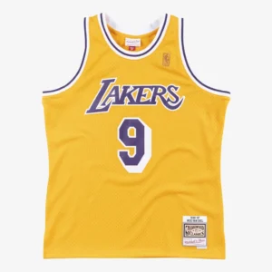 Nick Van Exel Los Angeles Lakers 1996-97 Gold Swingman Player Jersey