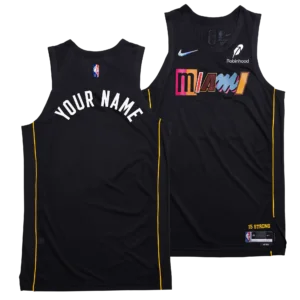 Nike Miami HEAT Mashup Swingman Jersey - Personalized