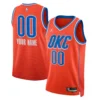 Oklahoma City Thunder Jordan Brand Orange 2022-23 Swingman Custom Jersey