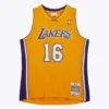 Pau Gasol Los Angeles Lakers 2009-10 Gold Swingman Jersey