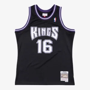 Peja Stojakovic Sacramento Kings 2001-02 Black Swingman Player Jersey