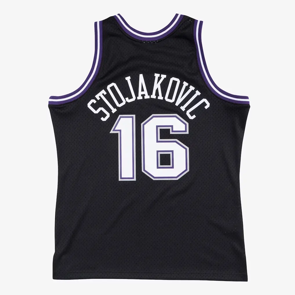 Peja Stojakovic Sacramento Kings 2001-02 Black Swingman Player Jersey b Peja Stojakovic Sacramento Kings 2001-02 Black Swingman Player Jersey b