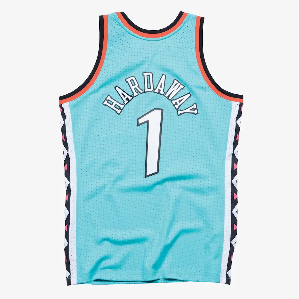 Penny Hardaway 1996 NBA All-Star Game Turquoise Swingman Player Jersey back Penny Hardaway 1996 NBA All Star Game Turquoise Swingman Player Jersey back