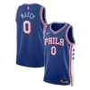 Philadelphia 76ers Tyrese Maxey Nike Royal Swingman Jersey