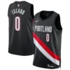 Portland Trail Blazers Damian Lillard Nike Black Swingman Player Jersey