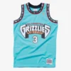 Shareef Abdur-Rahim Vancouver Grizzlies 1996-97 Turquoise Swingman Player Jersey