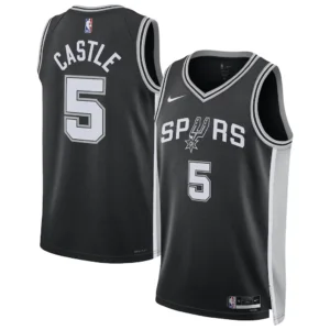 Stephon Castle San Antonio Spurs Nike Unisex Swingman Jersey - Icon Edition - Black