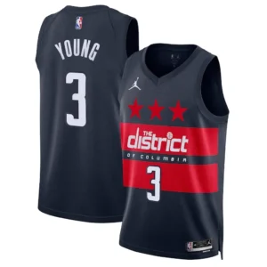 Washington Wizards Trae Young Jordan Brand Navy Swingman Jersey