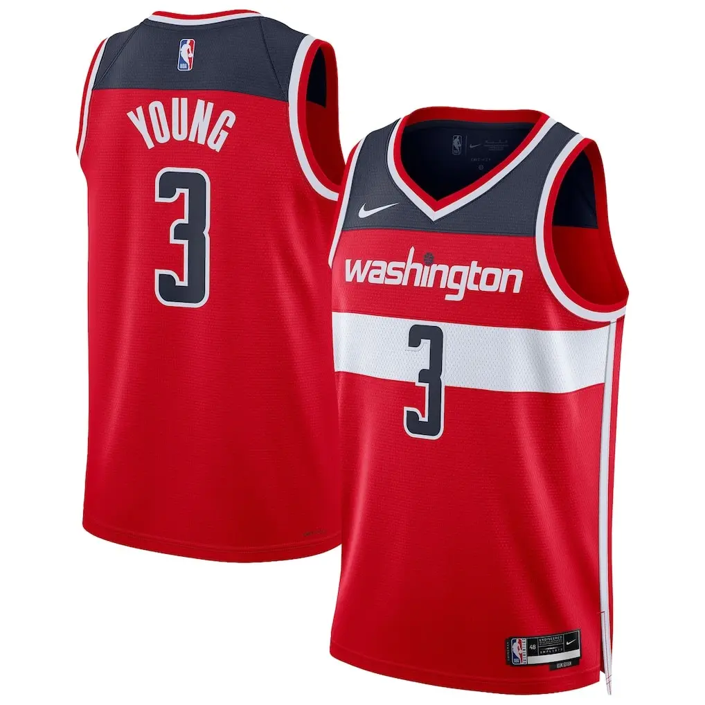 Wizards Trae Young Red Jersey Stitched 1 Washington Wizards Trae Young Nike Red Swingman Jersey