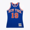 Willis Reed New York Knicks 1972-73 Blue Authentic Jersey