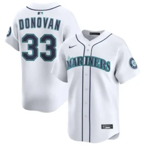 Brendan Donovan Seattle Mariners White Limited Jersey