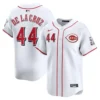 Cincinnati Reds Elly De La Cruz White Home Limited Jersey Stitched