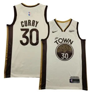 Golden State Warriors 2025_26 City Edition Swingman Jersey - Tan - Stephen Curry