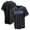 Los Angeles Dodgers Fashion Black Out Jersey