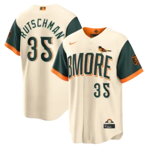 Men's Baltimore Orioles Adley Rutschman Nike Natural 2026 City Connect Stadium Jersey