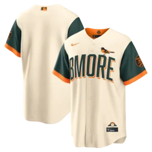 Men's Baltimore Orioles Nike Natural 2026 City Connect Stadium Jersey