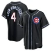 Men's Chicago Cubs Pete Crow-Armstrong Fashion Black Out Jersey