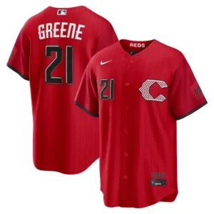 Men's Cincinnati Reds Hunter Greene Nike Red 2026 City Connect Stadium Jersey