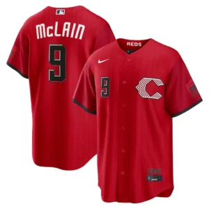 Men's Cincinnati Reds Matt McLain Nike Red 2026 City Connect Stadium Jersey