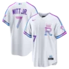 Men's Kansas City Royals Bobby Witt Jr. Nike White 2026 City Connect Stadium Jersey