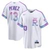 Men's Kansas City Royals Salvador Perez Nike White 2026 City Connect Stadium Jersey