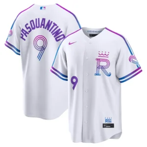Men's Kansas City Royals Vinnie Pasquantino Nike White 2026 City Connect Stadium Jersey
