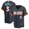 Men's San Diego Padres Jackson Merrill Nike Obsidian 2026 City Connect Stadium Jersey