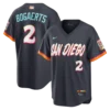 Men's San Diego Padres Xander Bogaerts Nike Obsidian 2026 City Connect Stadium Jersey