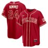 Texas Rangers Brandon Nimmo Red 2026 City Connect Jersey Stitched