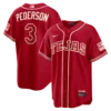 Men's Texas Rangers Joc Pederson Nike Red 2026 City Connect Stadium Jersey