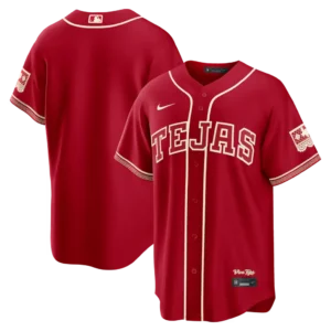Men's Texas Rangers Nike Red 2026 City Connect Stadium Jersey