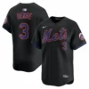 New York Mets Carson Benge Black Alternate Jersey