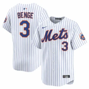 New York Mets Carson Benge White Home Jersey