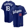 Yoshinobu Yamamoto Los Angeles Dodgers Alternate Royal Stadium Jersey