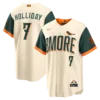 Baltimore Orioles Jackson Holliday Natural 2026 City Connect Jersey Stitched