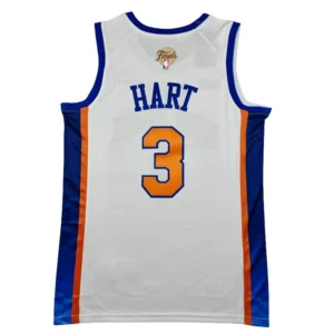 Josh Hart Knicks 2026 Finals Patch City Edition Sewn Down Jersey