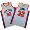 Karl-Anthony Towns Knicks White 2026 Finals Patch City Edition Jersey Stitched